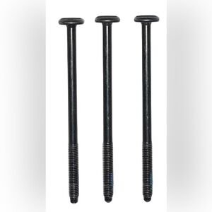 3X IKEA M6 SCREW METRIC HEAD CAP 105mm Black PART# 122606 122604 105399 106916